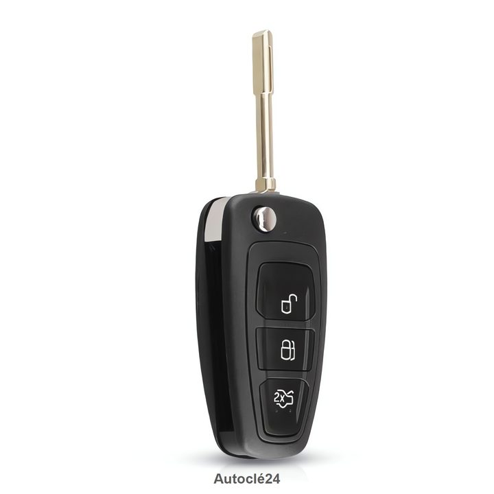 Coque Clé Compatible pour Ford - Pile sur circuit