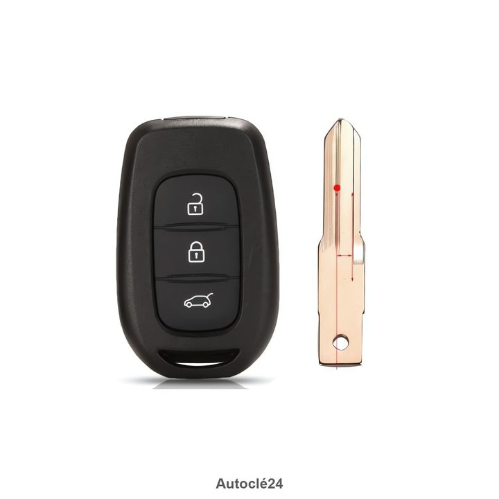 Coque Clé Compatible pour Dacia Pile sur coque