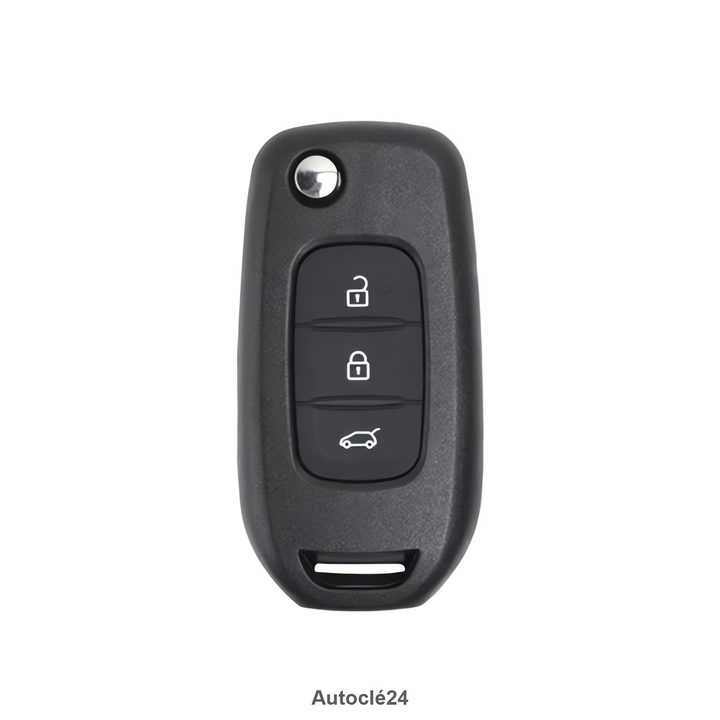 Coque clé Compatible pour Dacia - Pile sur coque - Lame HU136