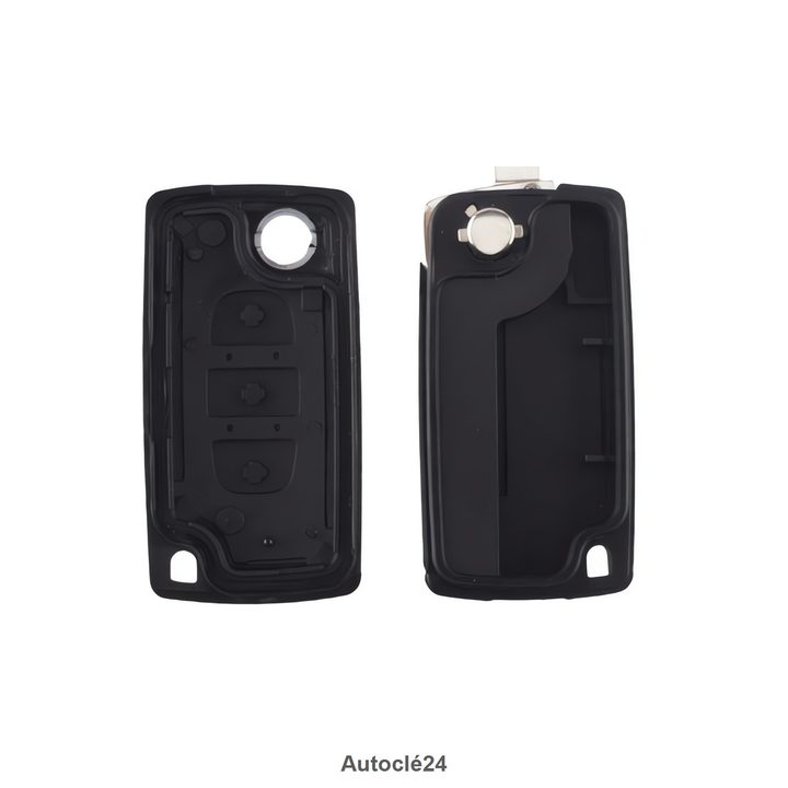 Coque Clé Compatible pour Peugeot - Citroen - 3 BOUTONS COFFRE - 207CC - 207SW - 307SW - 308CC - 308SW - PARTNER - Pi