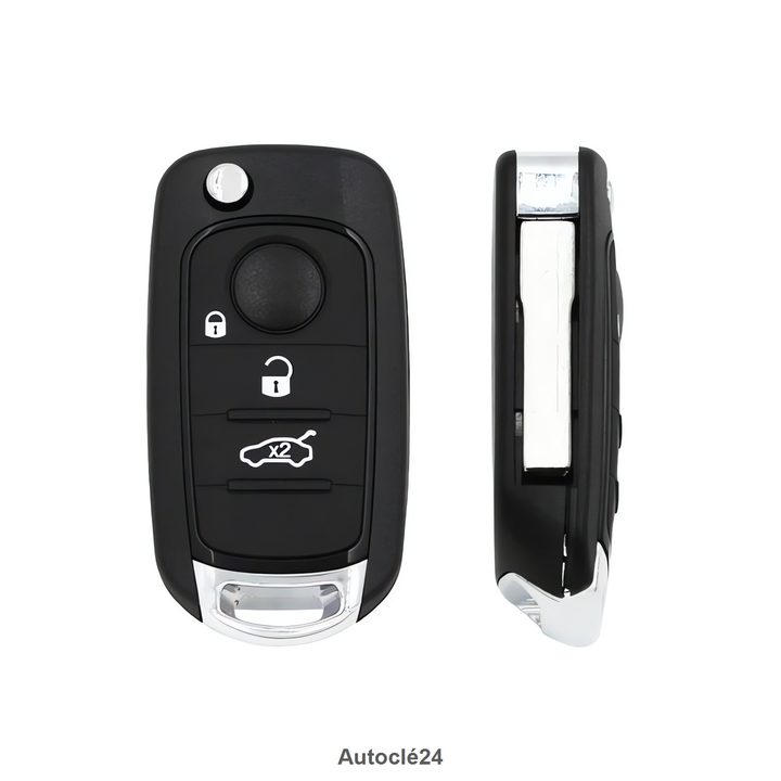 Coque Clé Compatible pour Fiat 500X - TIPO - EGEA