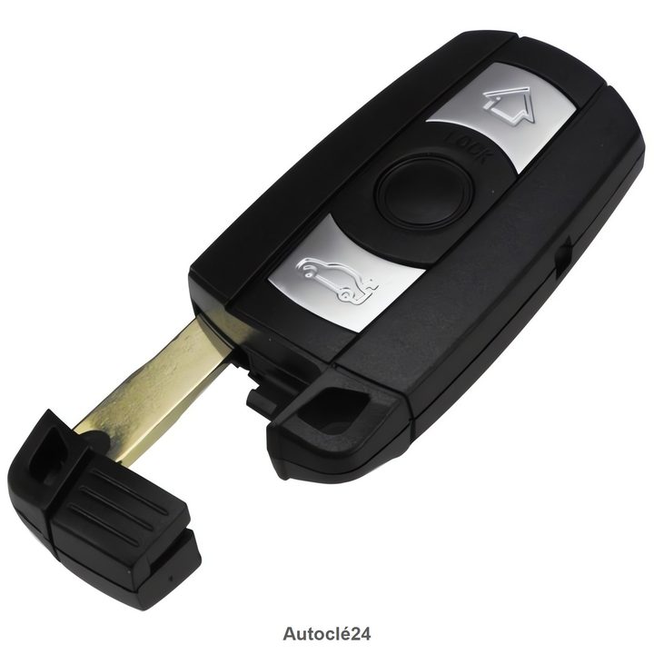 Coque de clé compatible BMW (pile sur coque)