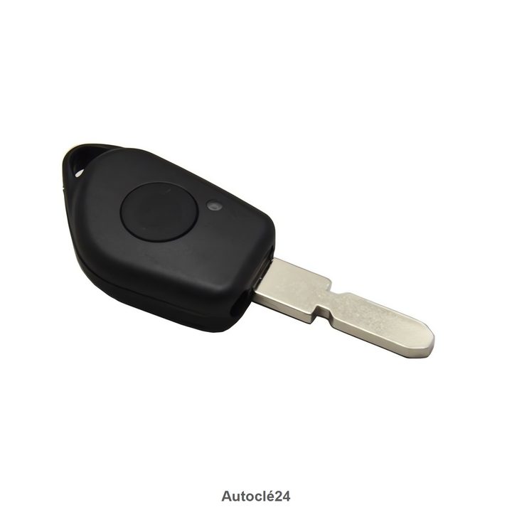 Coque Clé Compatible pour Peugeot 406 de 1998 à 2001 - 1 Bouton - Pile sur coque(CR2016) - Lame NE78