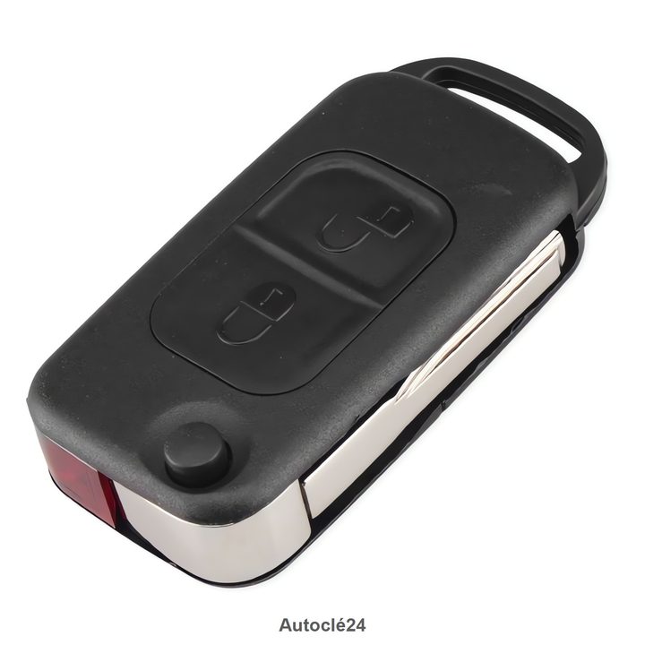 Coque Clé compatible pour Mercedes-Benz Pile sur coque