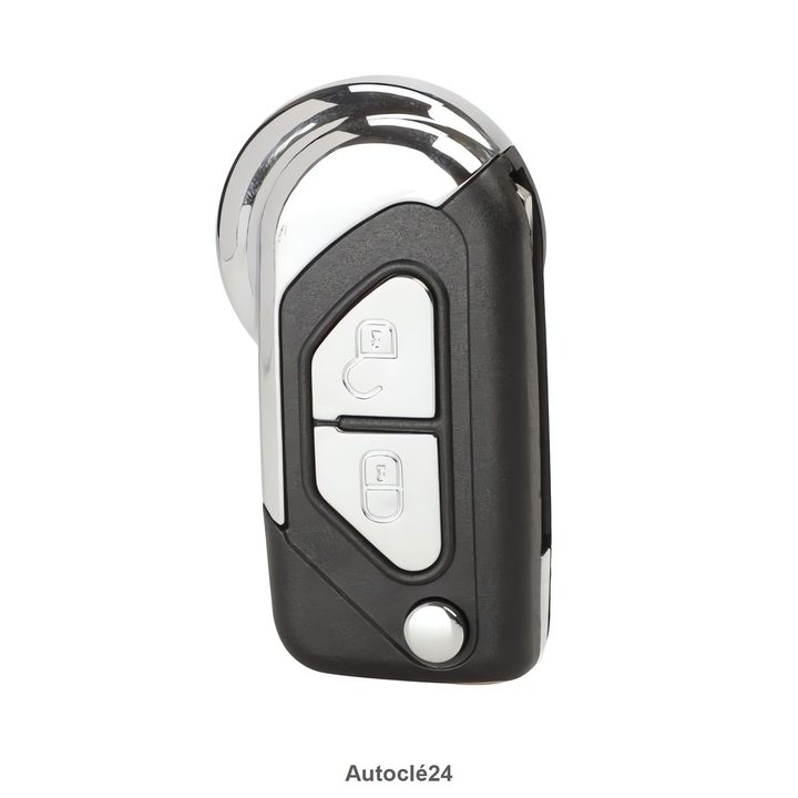Coque Clé Compatible pour DS3 de 2009 à 2017 - Pile sur coque(CR1620) - Lame VA2
