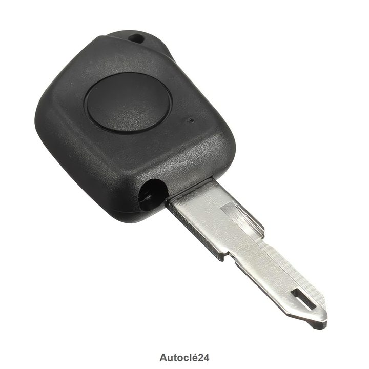 Coque Clé Compatible pour Peugeot Citroen - 1 BOUTON - 306 - Pile sur circuit - NE73