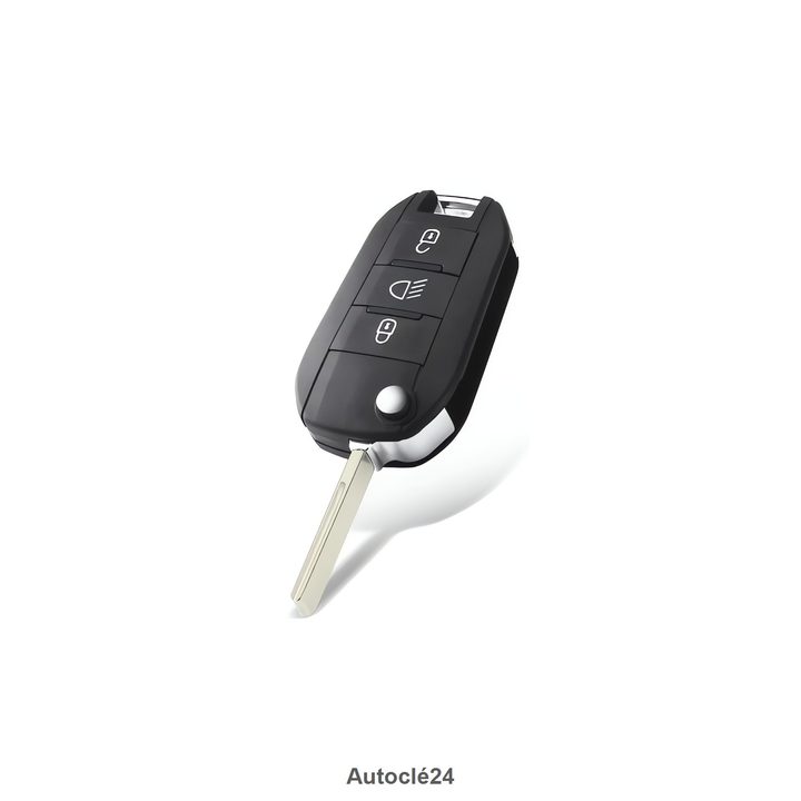 Clé Télécommande Compatible pour Peugeot 208 (2012-2020)