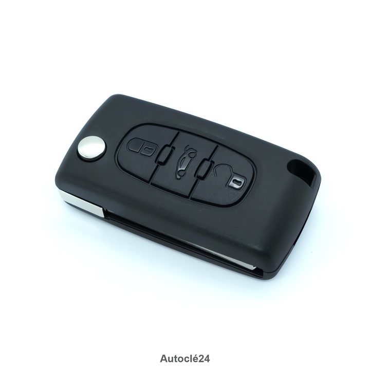 Clé Télécommande Compatible pour Peugeot 407SW (29/09/2008-2010)