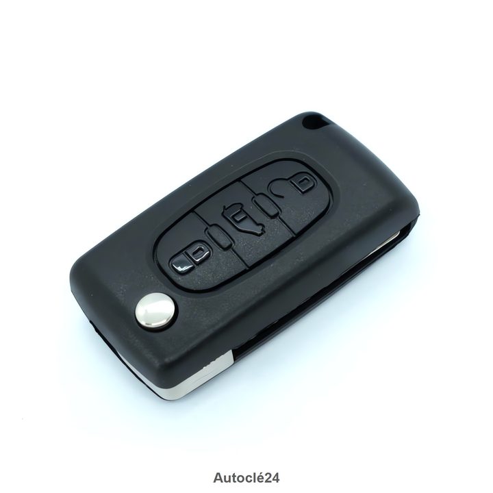 Clé Télécommande Compatible pour Peugeot 407/407SW (29/09/2008-2010)