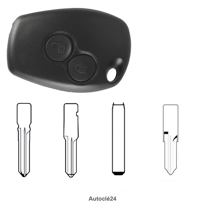 Clé Télécommande Compatible Dacia Duster (2010-2013)