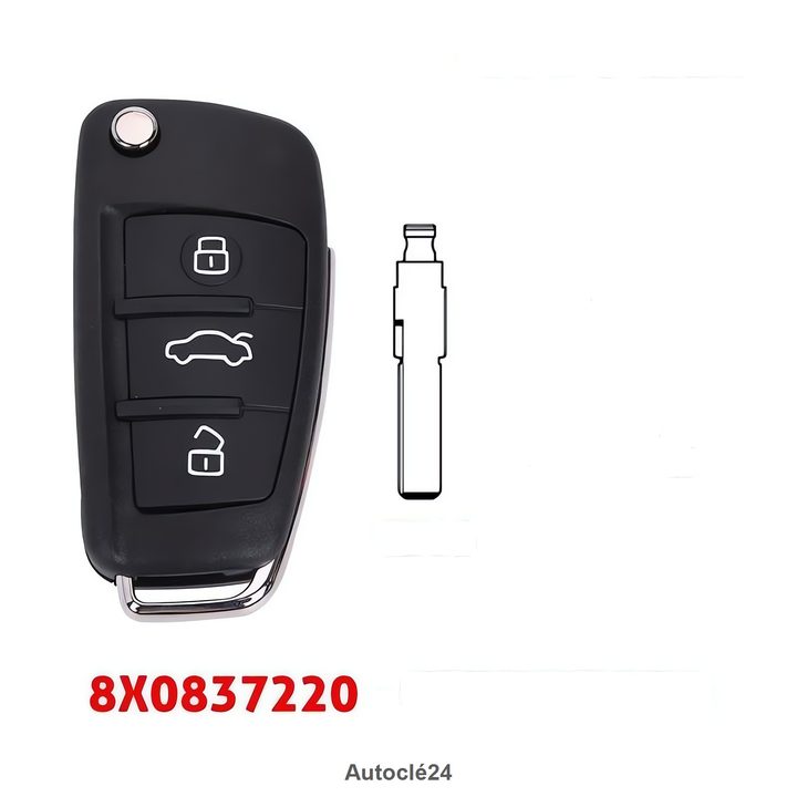 Clé Télécommande Compatible pour Audi Q3 (2011–2017)
