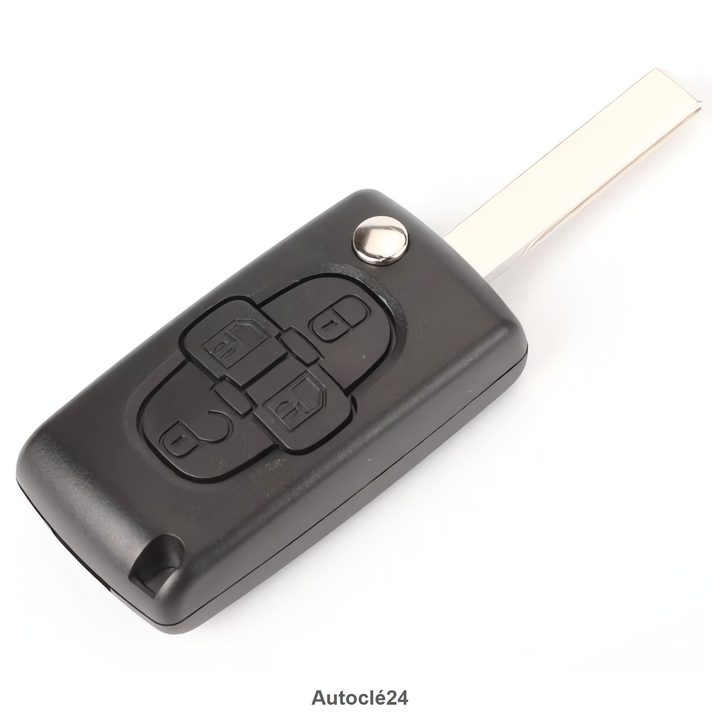 Clé Télécommande Compatible pour Peugeot 807 (2005-2009)