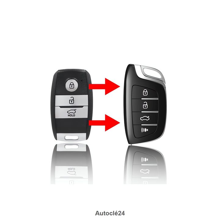 Clé Compatible pour Kia Sorento de 2017 à 2019