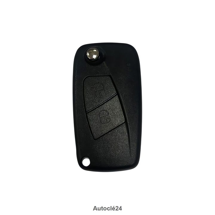 Coque Clé Compatible pour Fiat - Tiroir pile