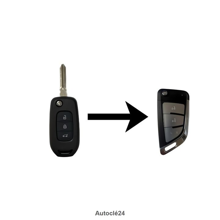 Clé Télécommande Compatible pour Renault Clio 5 (2019-2023) IEA-ZEDFULL+