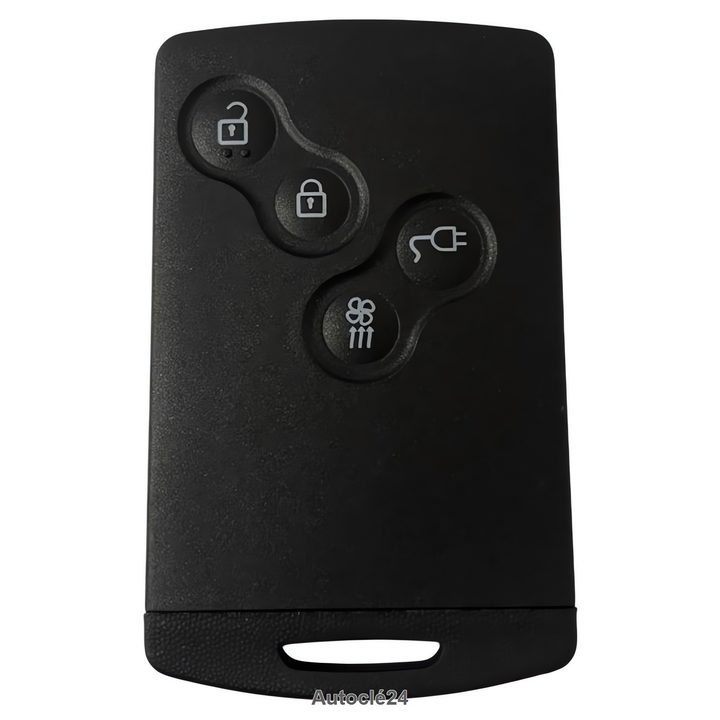 Clé Carte Télécommande Compatible pour Renault Zoe Electrique (2012-2017)